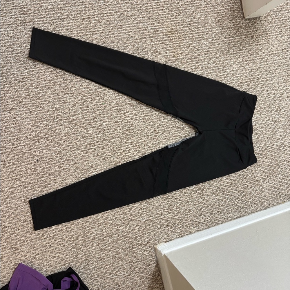 POP Fit Black and Gray Heart bottom Leggings